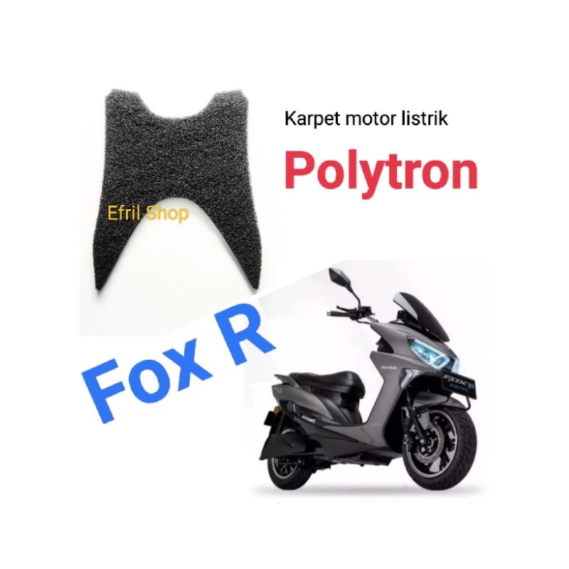 Karpet sepeda motor listrik Polytron Fox R