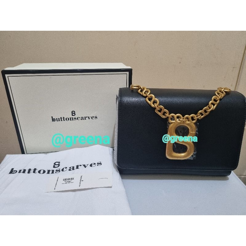 Alva bag Black buttonscarves