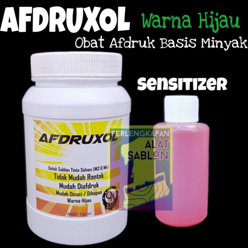 AFDRUXOL SABLON BASIS MINYAK AFDRUK WARNA  HIJAU 1KG