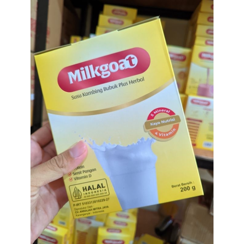 

MILKGOAT SUSU KAMBING ETAWA HERBAL BERAT 200gr