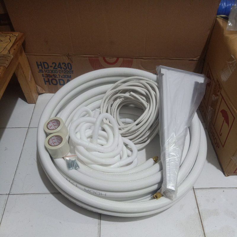 PAKET PASANG AC PIPA AC 10 METER AC 2PK