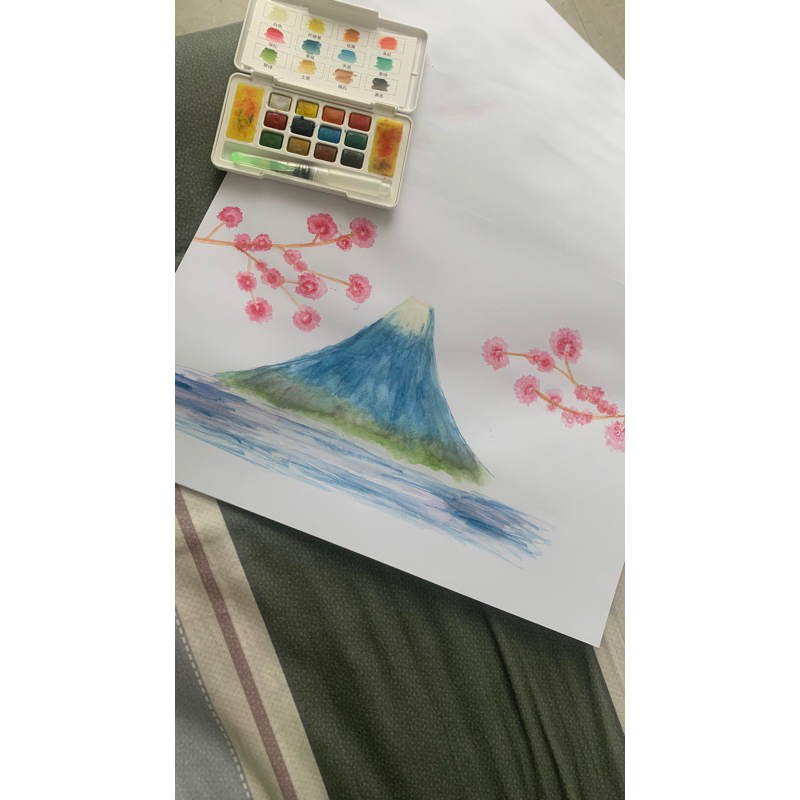 

Mount Fuji dengan sakura import