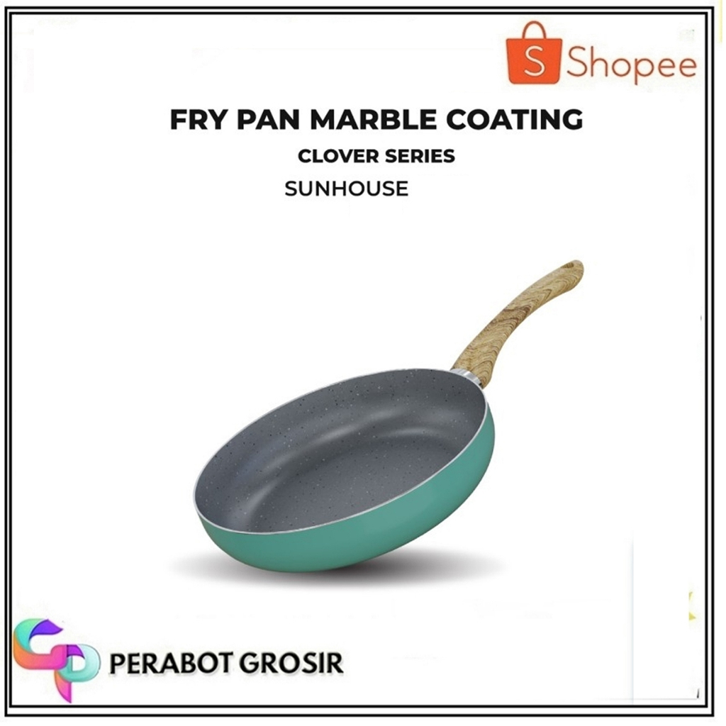 Clover Marble Fry Pan Sunhouse 22cm CL22