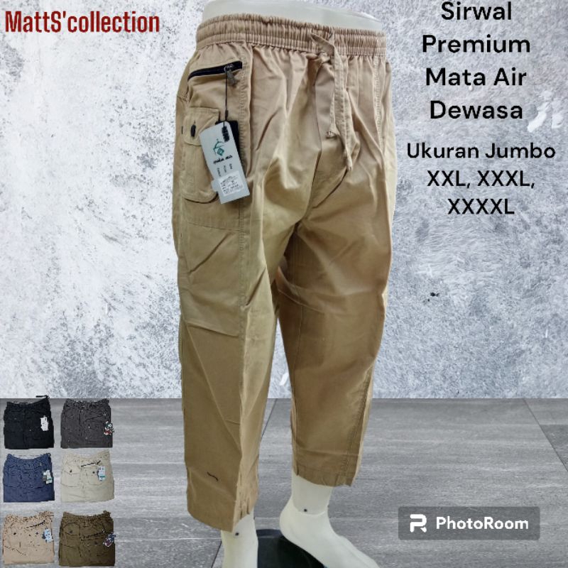 Sirwal Mata Air Ukuran Jumbo