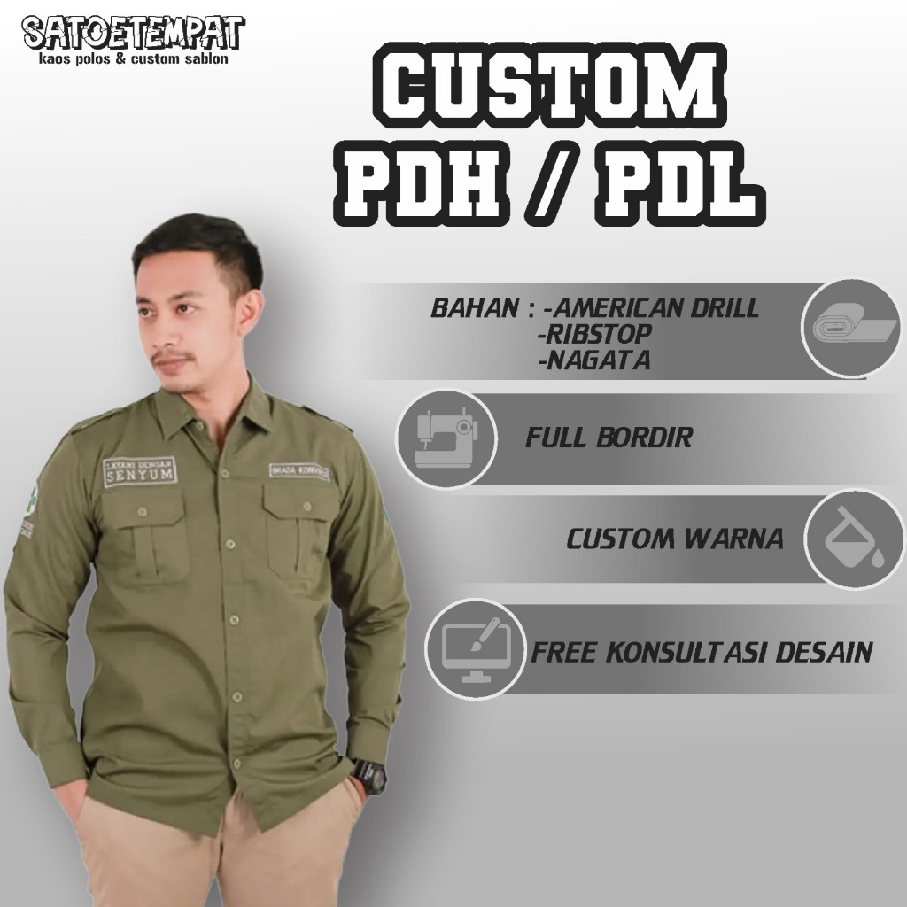 Seragam PDH/PDL Custom - Seragam Organisasi Komunitas Almamater