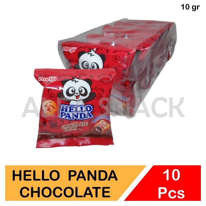 

Snack Hello Panda Renceng Aneka Rasa isi 10 x 10 gram / Cokelat - Stroberi - Milk Cream - Cookies n Cream