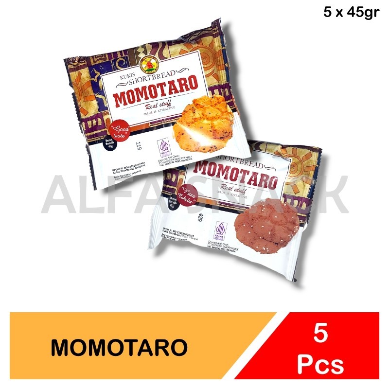 

Momotaro Short Bread Aoka Cookies Coklat / Original 5 x 45gr - Original