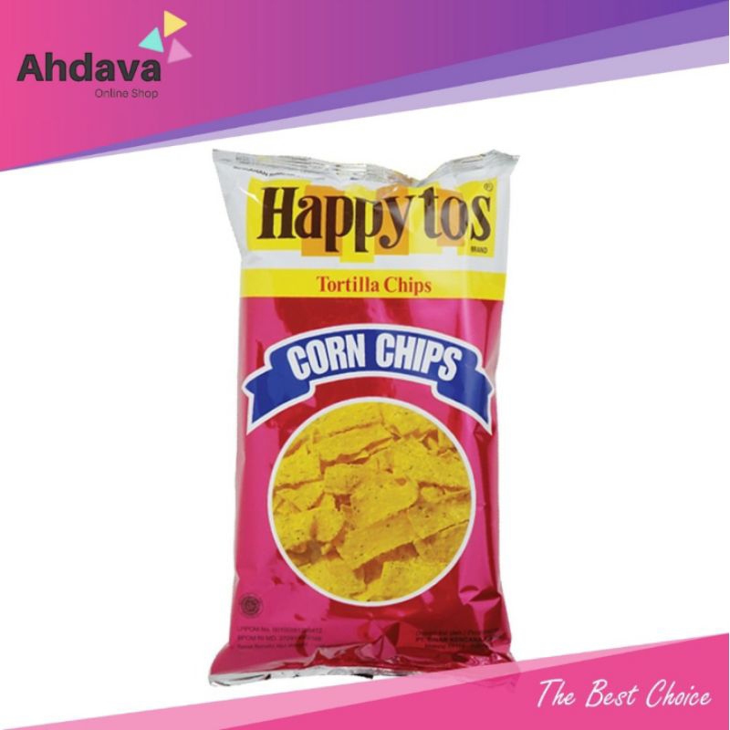 

Snack Happy Tos Corn Chips / Tortila Jagung 140 Gram