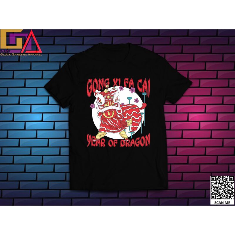 Kaos tahun baru china 2024/kaos Chinese new year 2024/kaos pria/kaos wanita