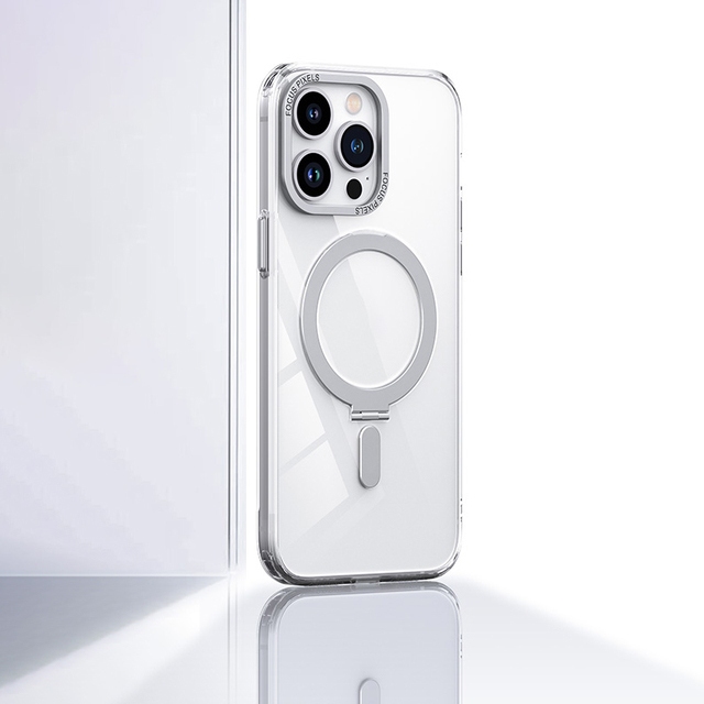 WSKEN Magnetic Case for iPhone 15 Pro/ iPhone 15 Pro Max Casing ponsel transparan