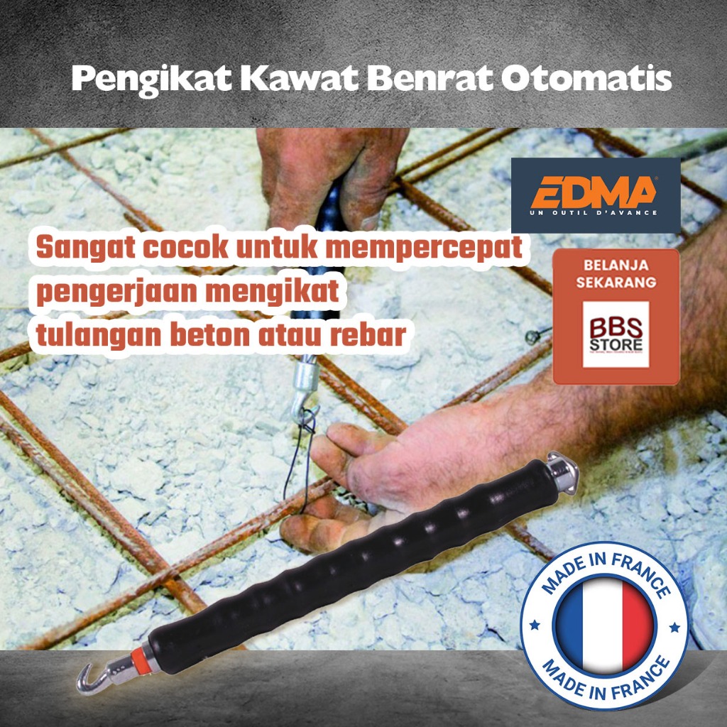 Alat Pengikat Kawat Bendrat Pemutar Kawat Beton Otomatis Rebar Hook