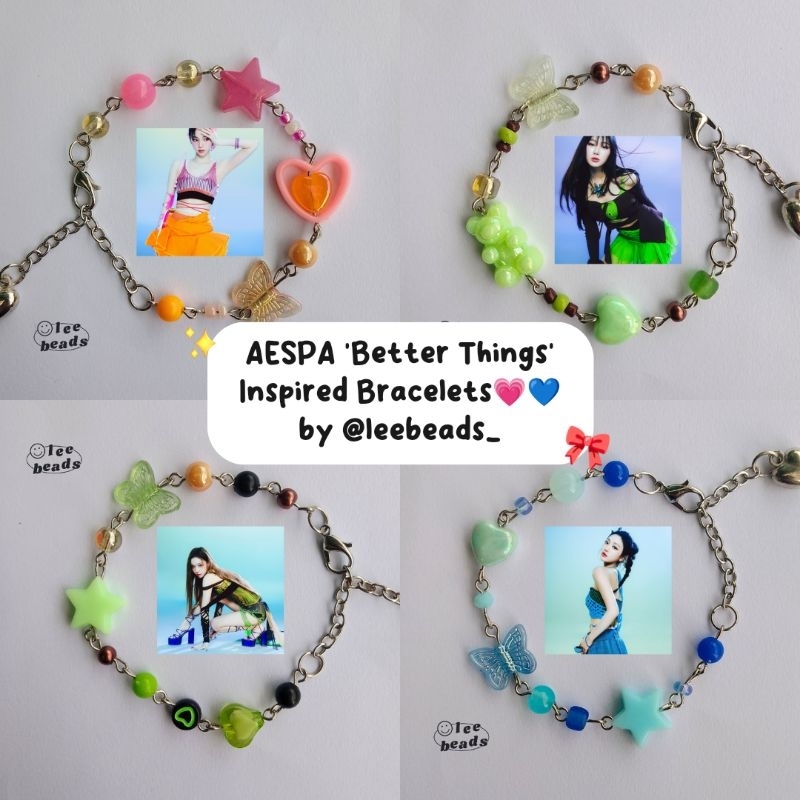 Gelang Aespa/Aespa Bracelet/Gelang Manik/Beads Bracelet/Album Inspired Bracelet