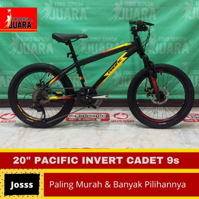 SEPEDA PACIFIC INVERT CADET 9 SPEED MTB 20