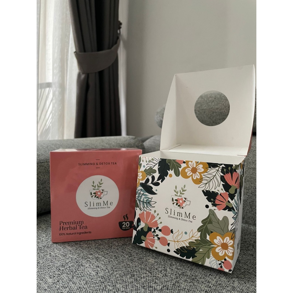 SlimMe Detox Tea 2 Box Teh Detox dan Diet
