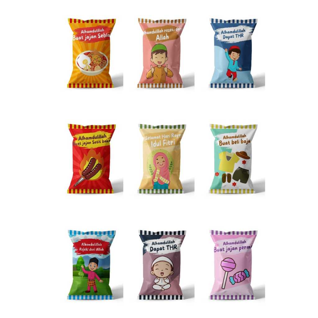 

AMPLOP LEBARAN PERMEN I AMPLOP LEBARAN MOTIF SNACK PART 1