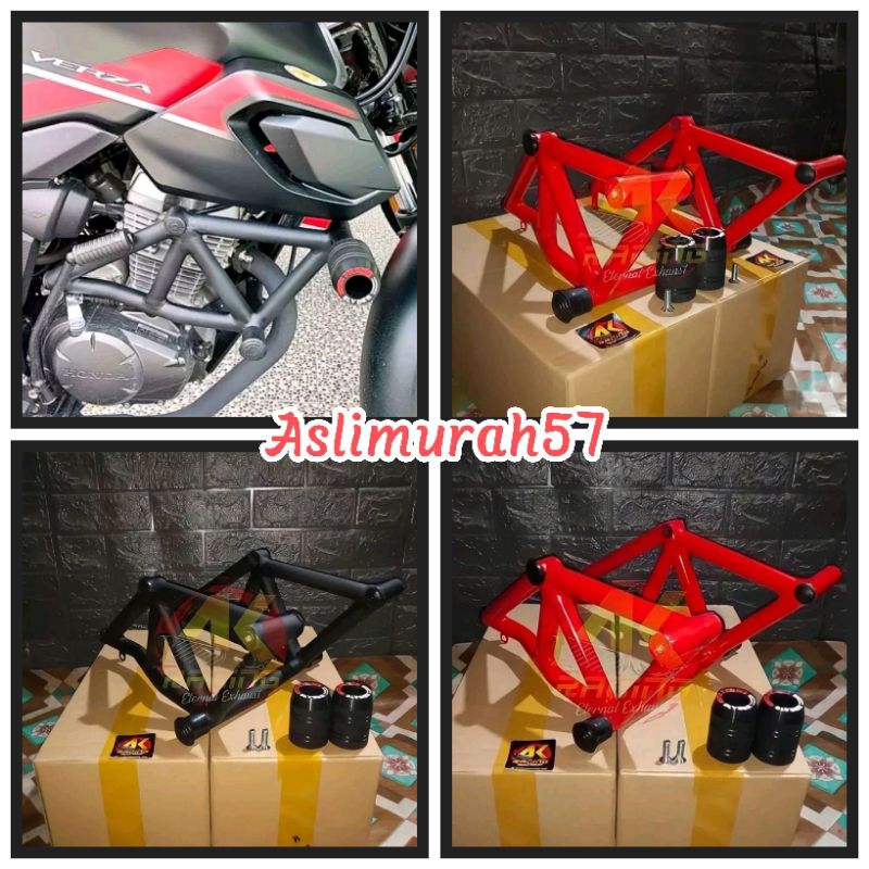 CRASHBAR HONDA CB150 VERZA TUBULAR HONDA VERZA AKSESORIS BODY VERZA PELINDUNG BODY MOTOR CB VERZA