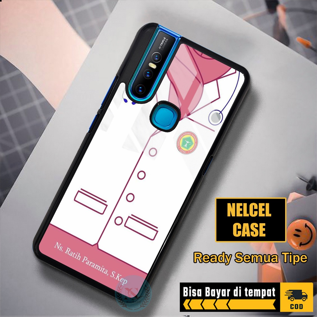 Nelcel Case SOFTCASE KACA CUSTOM NAMA VIVO V15 Finger V29 V29e V27 V27E Y36 Y35 Y27 Y27S Y17S V29 V2