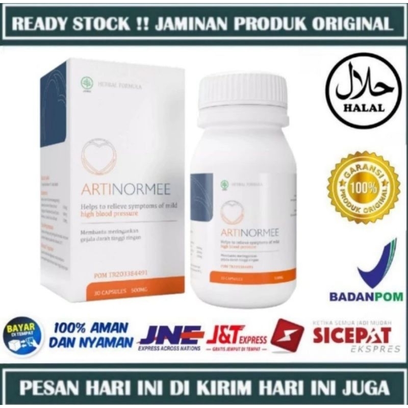 ARTINORMEE Asli Original Obat Hipertensi Berkualitas