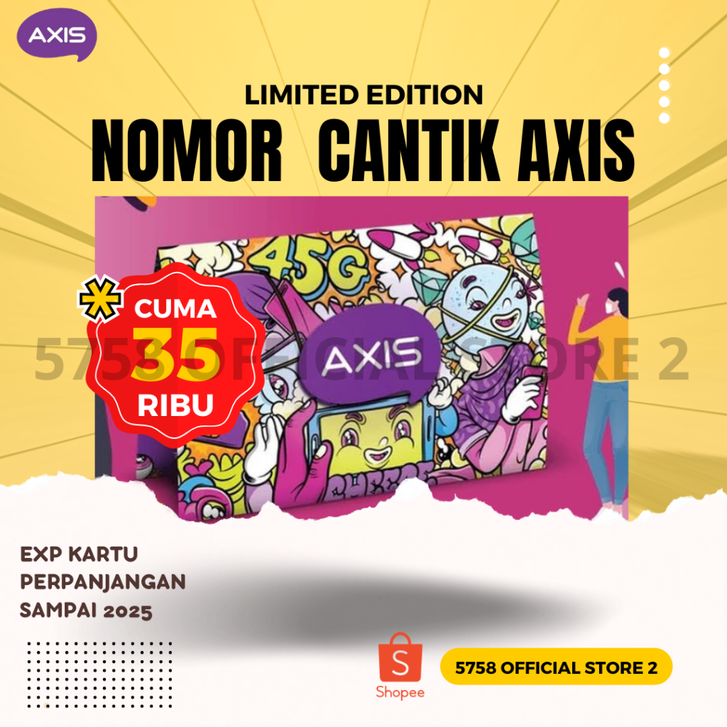 NOMOR CANTIK AXIS SERI AAA