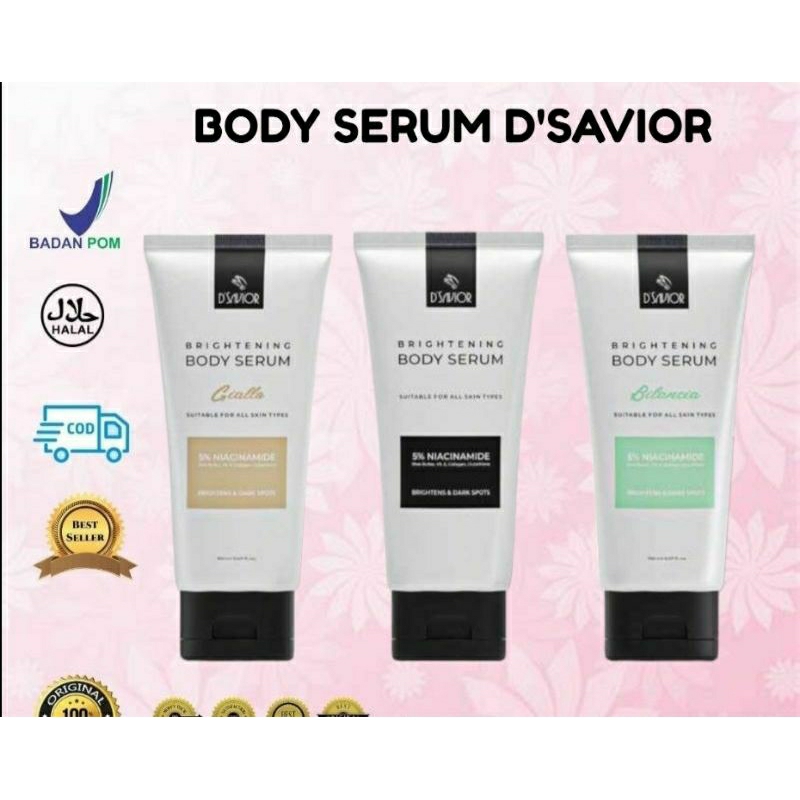 D'SAVIOR Brightening Body Serum Giallo/D'SAVIOR Brightening Body Serum Bilancia Niacinamide 5%/D'SAV