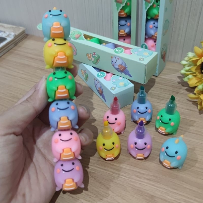 Stabilo Susun / Higlhlighter Penanda Tulisan / Stabilo Lucu Unik