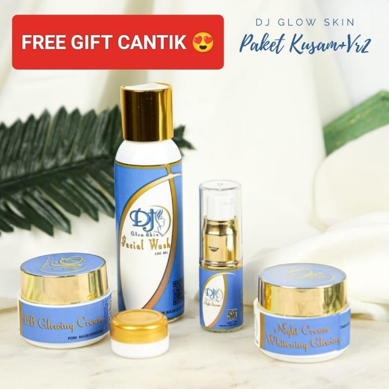 DJ GLOW SKIN PAKET KUSAM+VR2(CREAM BEKAS JERAWAT)
