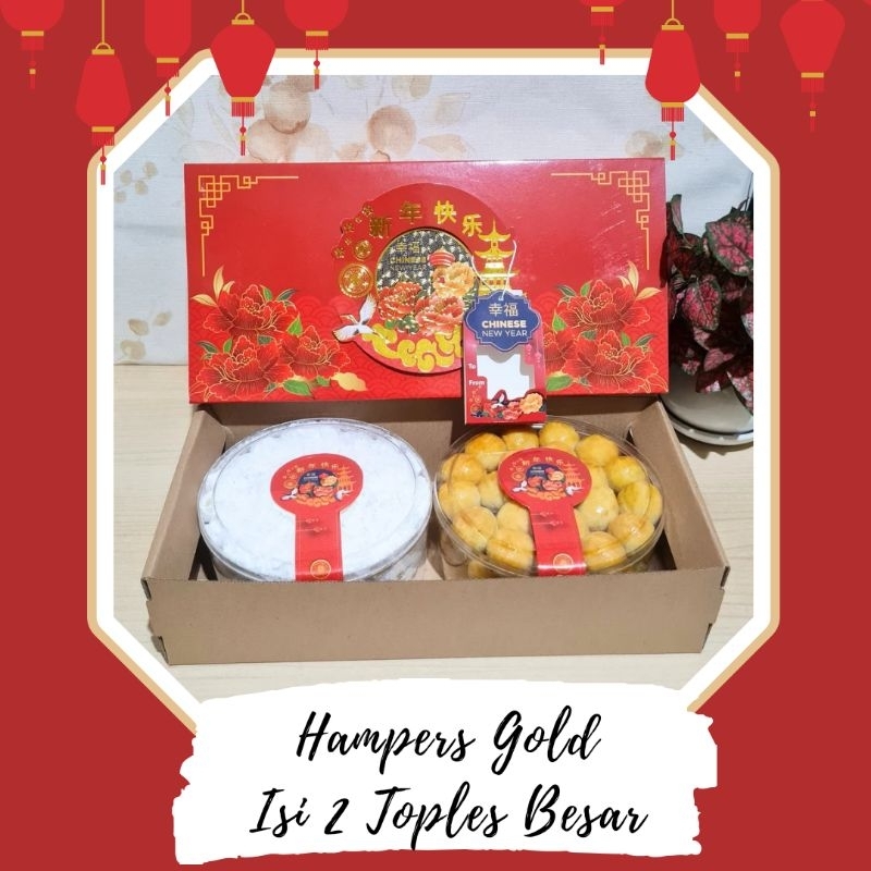 

Hampers Imlek Gold Isi 2 Toples Besar