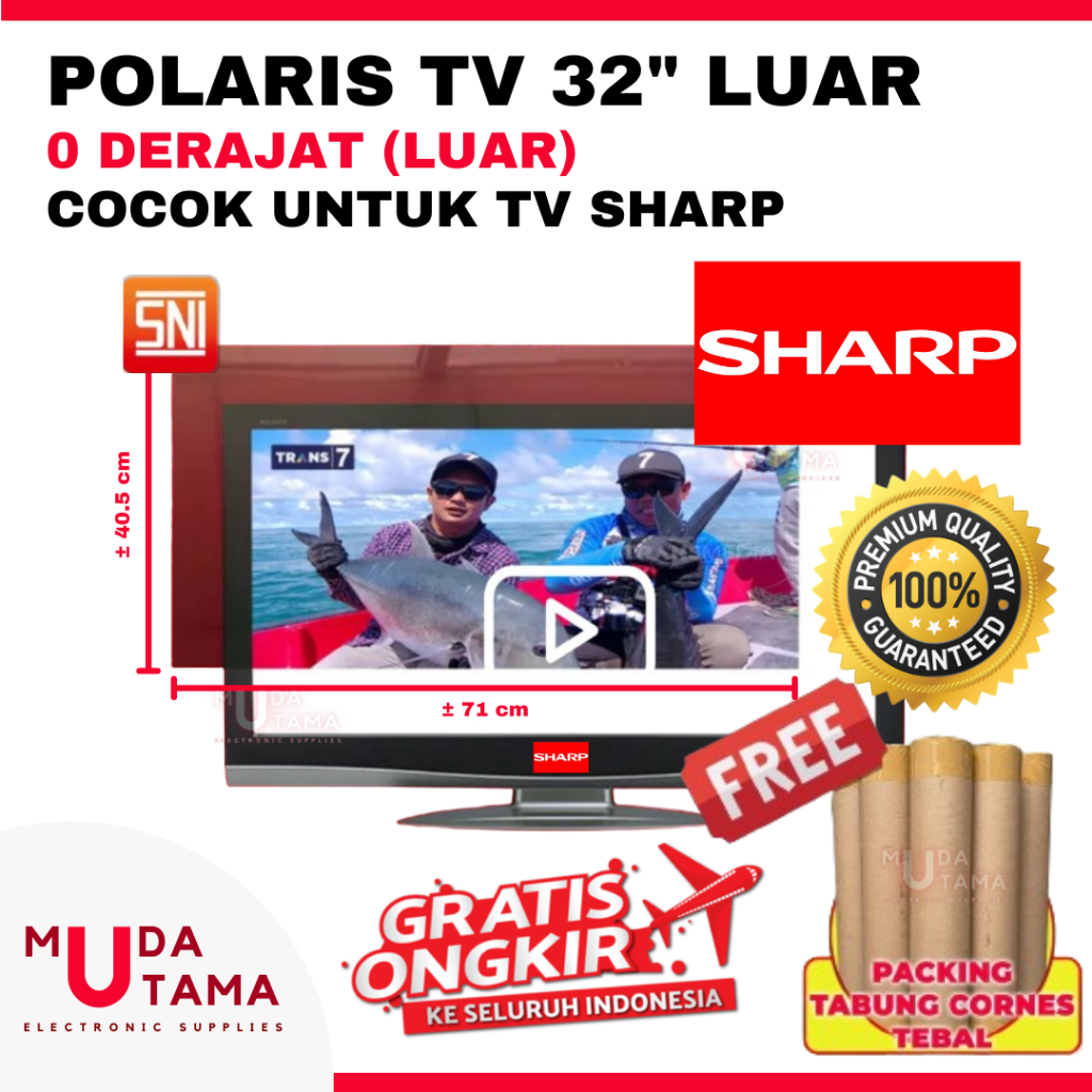 POLARIS TV SHARP 32 INCH 0 DERAJAT LUAR - POLARIZER 32 INCH SHARP - POLARIS 32 INCH LUAR SHARP - POLARISER 32 INCH LUAR 0 DERAJAT SHARP - LCD TV 32 INCH SHARP LUAR - POLARIS 32 LUAR SHARP