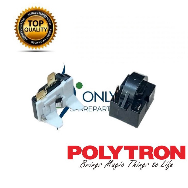 Relay Ptc Overload showcase  Lemari Pendingin Polytron r Promo