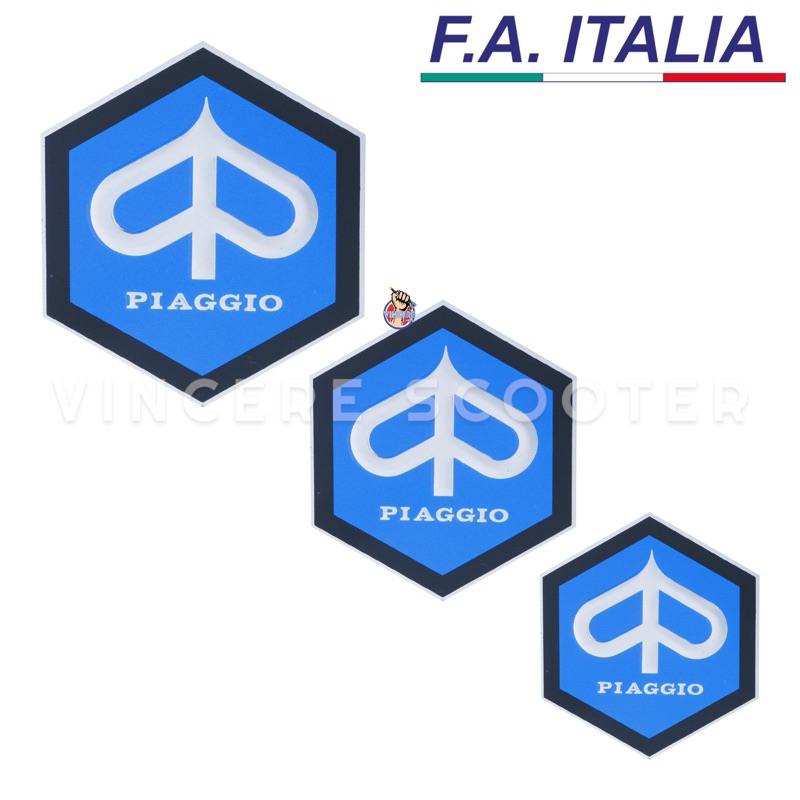 Emblem Chung Dasi Hidung Batok Stang FA Italia Vespa Super Sprint PX PTS