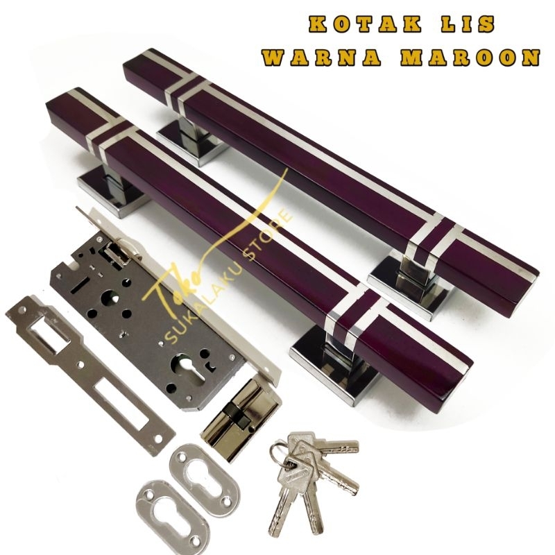 NEW handel pintu rumah 1set isi 4/handle pintu 2 set lengkap/gagang pintu rumah mewah