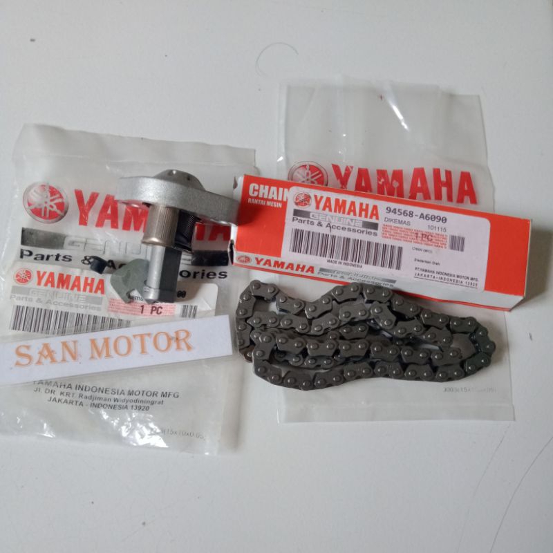 Rantai Keteng Plus Tonjokan Keteng Mio M3 Mio Z 125 Soul GT 125 Mio S 125 Kualitas ORI.