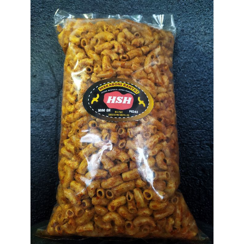 Kiloan 1 Kg - Makaroni Bantat HSH PEDAS GURIH Khas Tasikmalaya