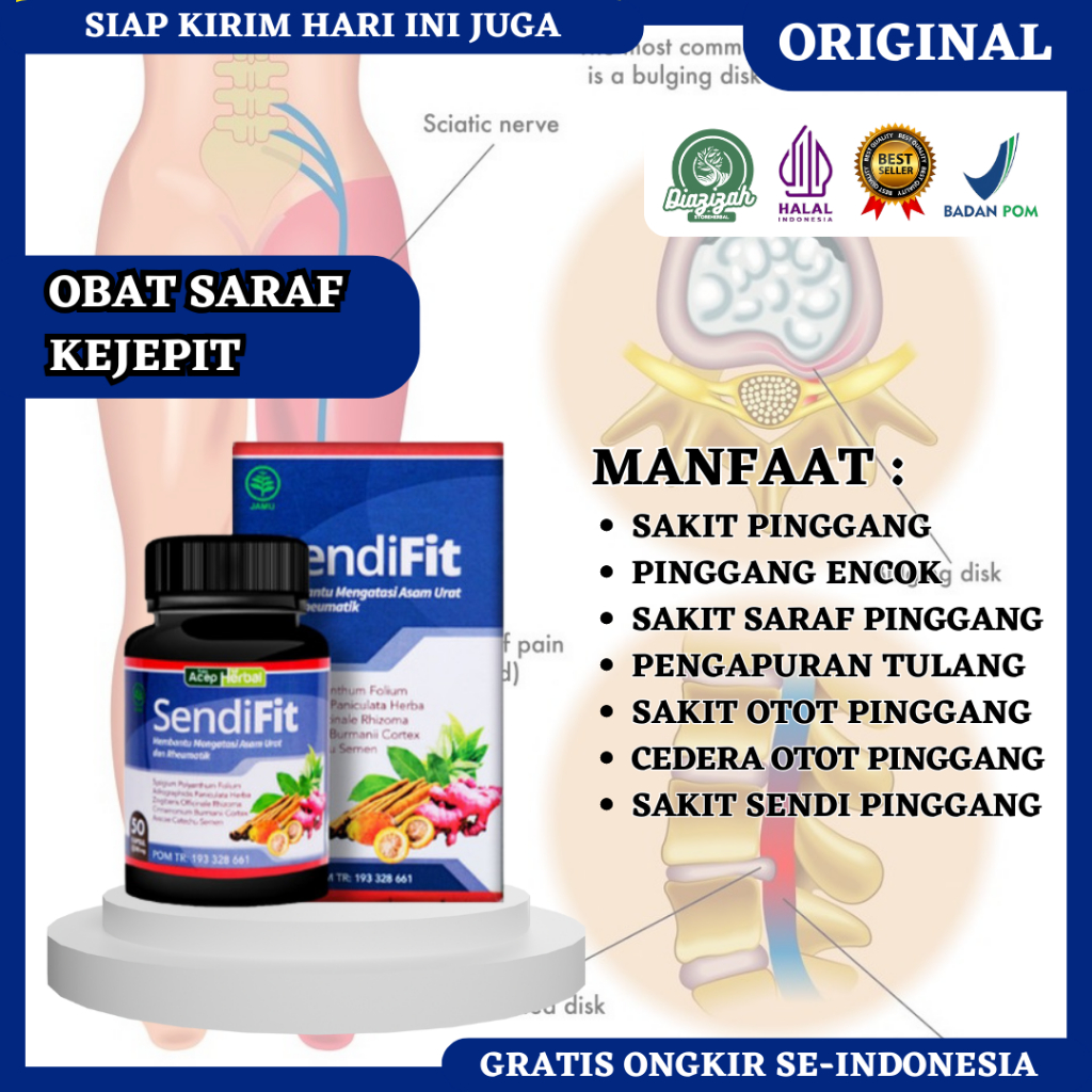 Obat Syaraf Kejepit di Pinggang, Obat Sakit Pinggang, Obat Sakit Pinggang Encok, Obat Pinggang Pegal