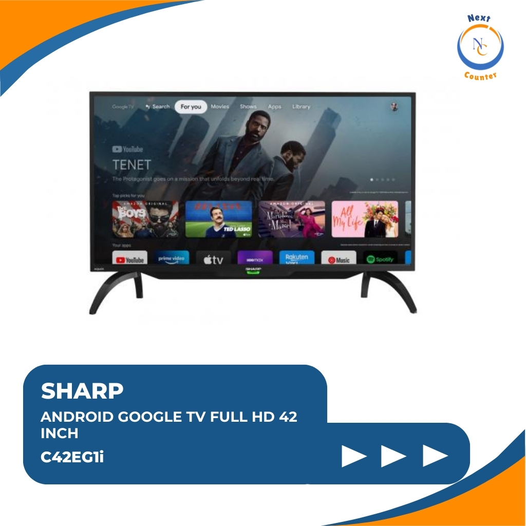 SHARP ANDROID GOOGLE TV FULL HD 42 INCH 2T - C42EG1i