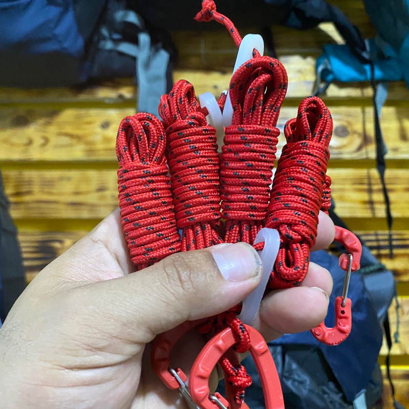 TALI TENDA CAMPING TALI PRUSIK TALI FLYSHEET