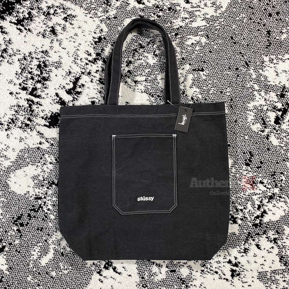 STUSSY FAZER TOTEBAG DENIM | TAS ORIGINAL