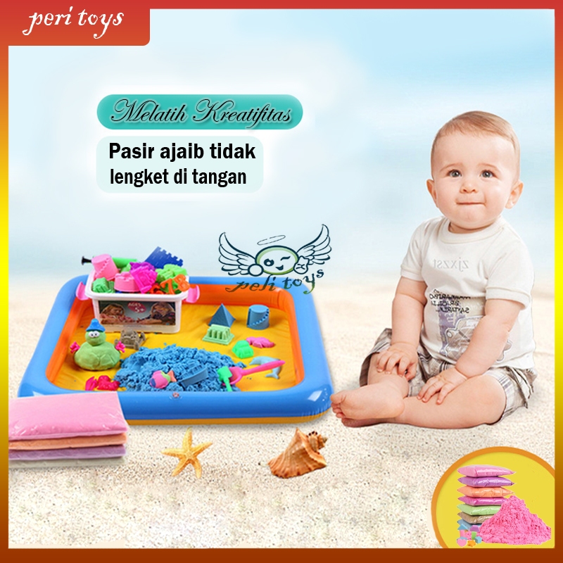 Mainan Anak Pasir Ajaib dan Perlengkapan Mainan Pasir Ajaib