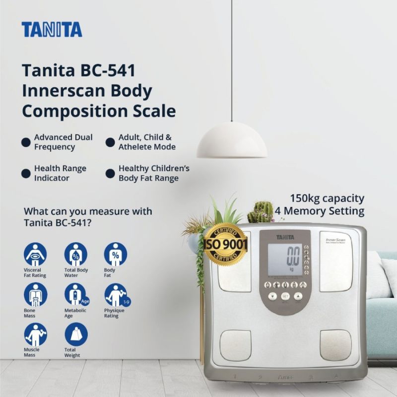 Timbangan Badan Digital Inner Scan TANITA BC 541 Pengukur Kadar Lemak