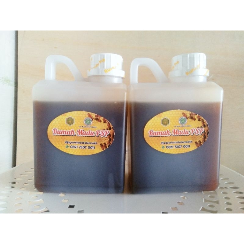 

Rumah Madu Psp - Madu Hitam ( Melifera 100% Madu Murni Asli Full Nektar ) 650 Gram