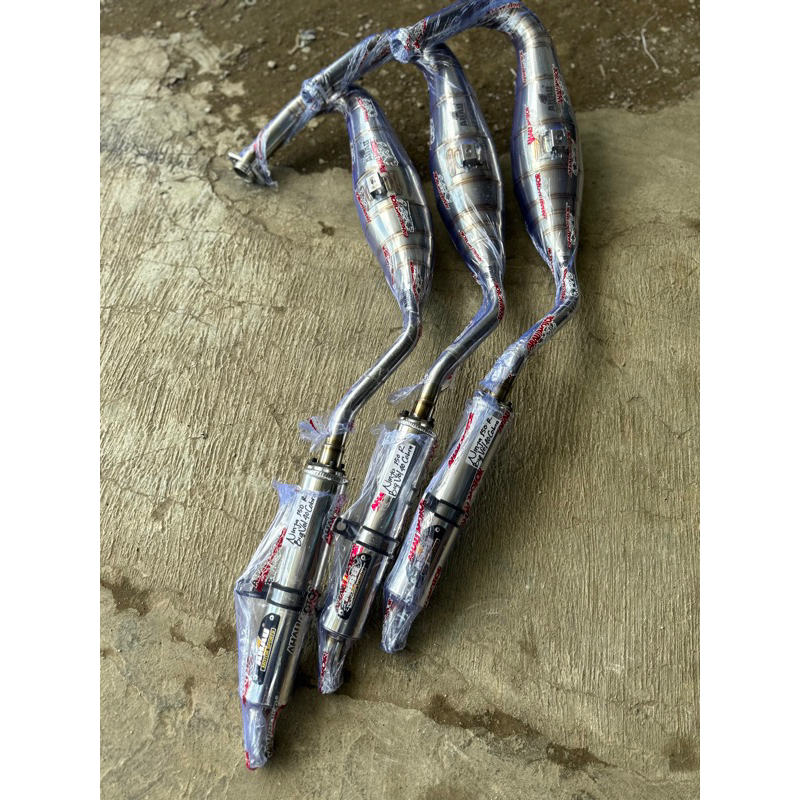 knalpot ahau1 cobra stainles pnp ninja r ss