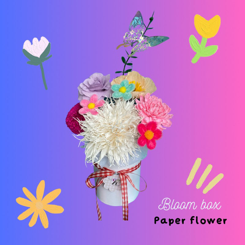 Floriana Bloom Box flowers/ Paper flowers