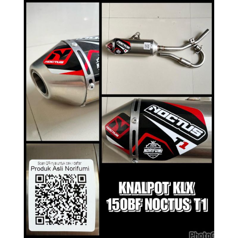 Knalpot NORIFUMI NOCTUS T1 Original - KLX