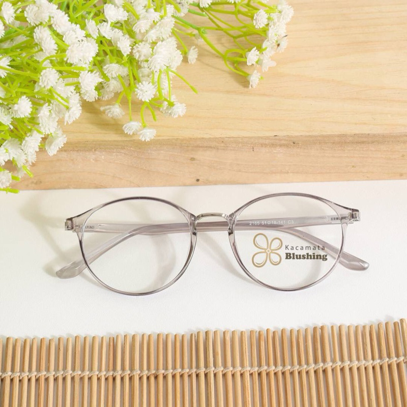 Kacamata Blushing - Frame Kacamata Uno Grey