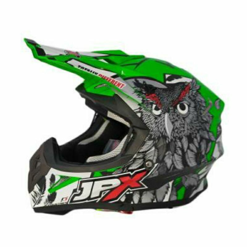 HELM JPX CROSS X 13 HIJAU