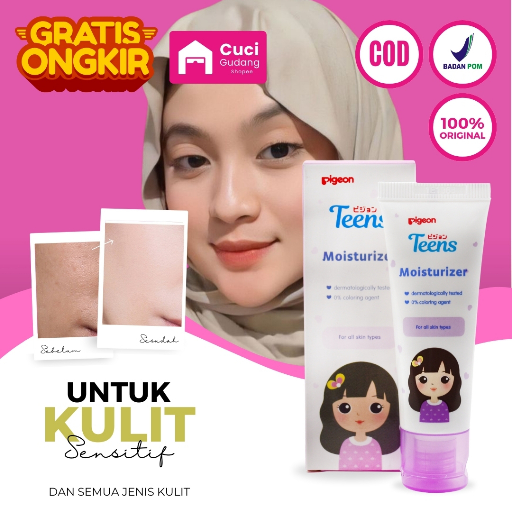 Pigeon Teens Moisturizer - Pegeon Pegion Teen Pigoen Sekinker Skinker Remaja Pijen Pigen Untuk Wajah
