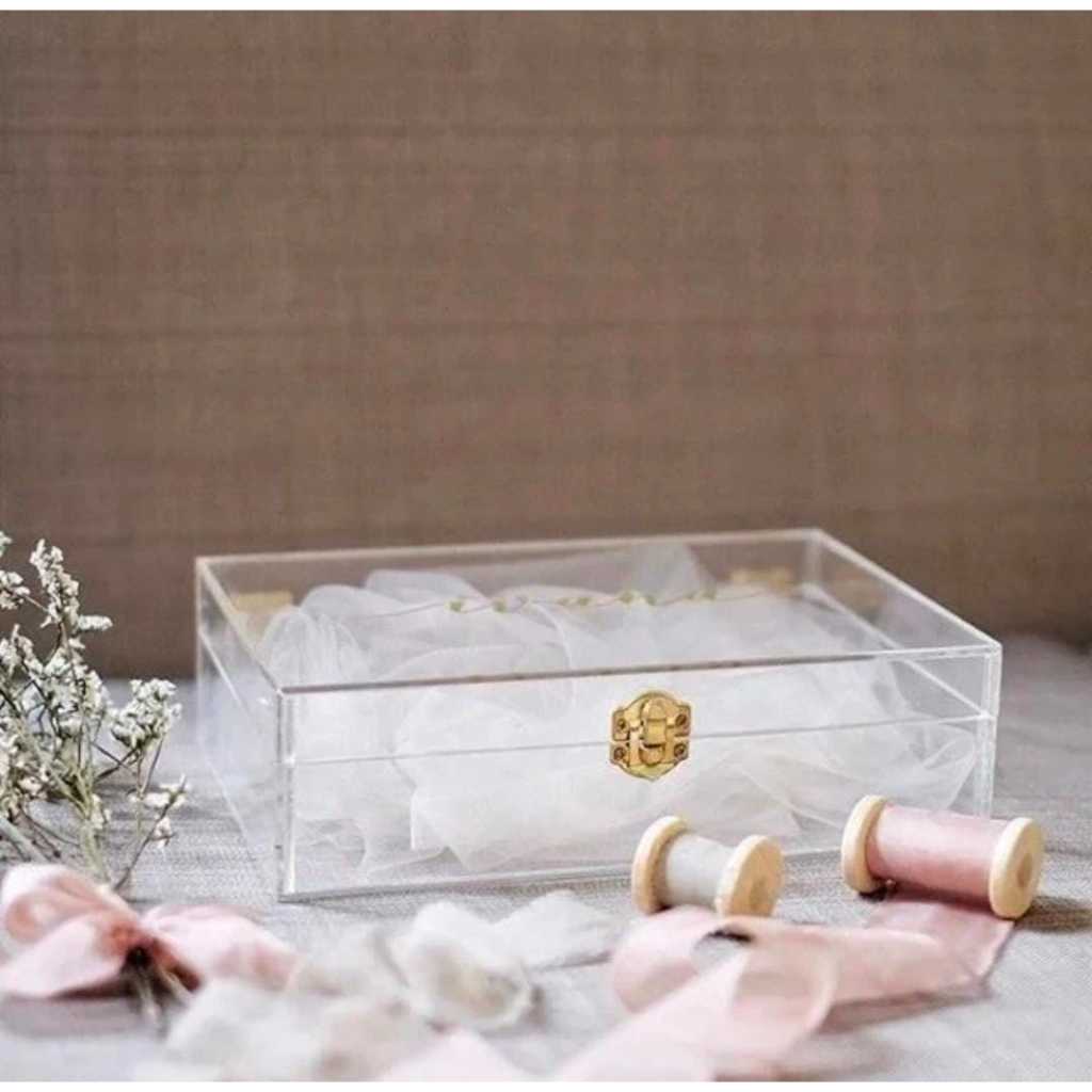 Akrilik Box Hantaran Custom / Box Serbaguna Akrilik Custom