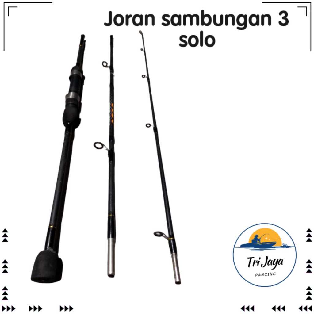 Joran custom sambung 3 kaku dan kuat