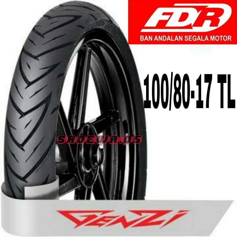 BAN FDR GENZI 100/80-17TUBELESS