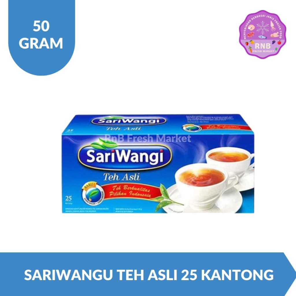 

SariWangi Teh Asli Isi 25 Kantong Netto 50 Gram